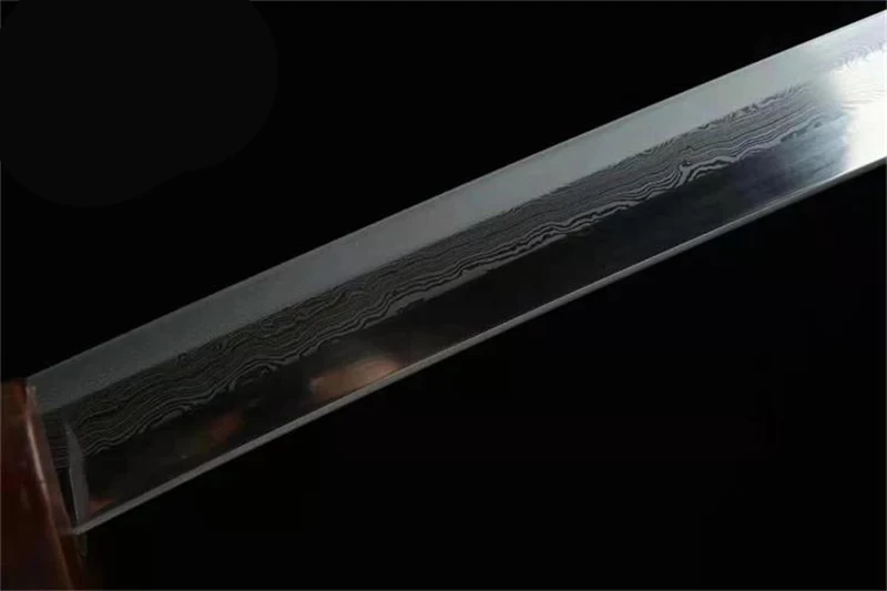 Miecz Katana ze Stali Damasceńskiej