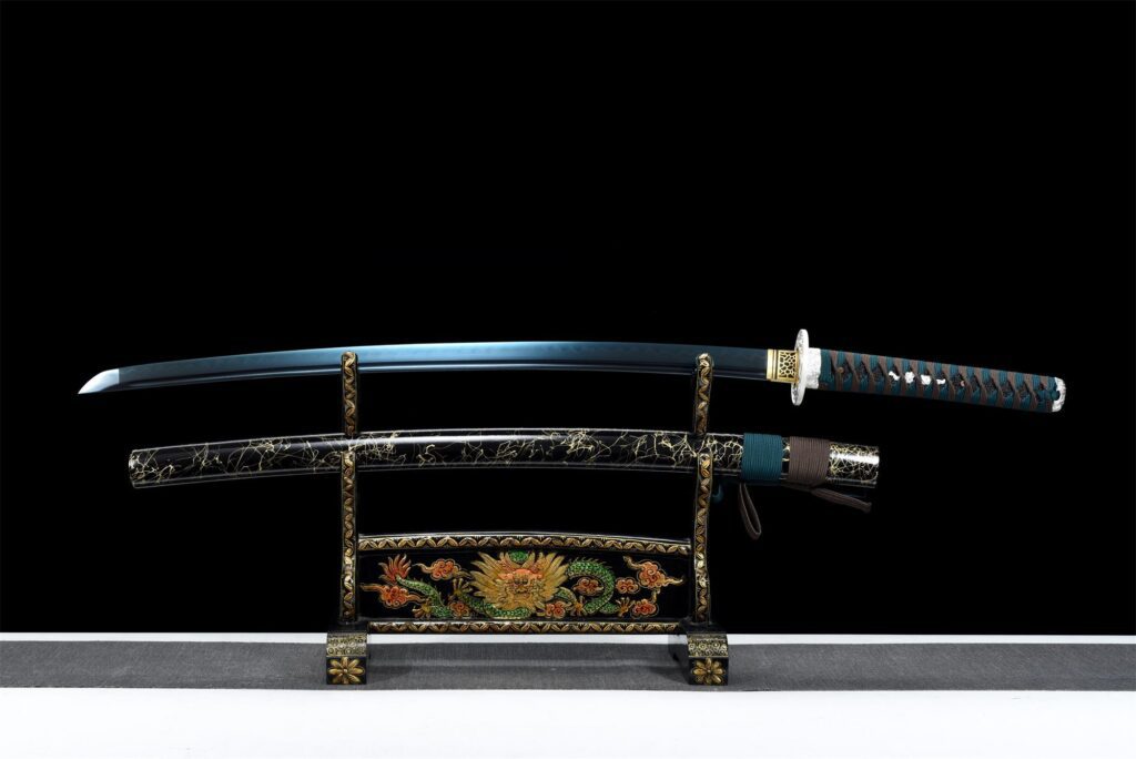 Miecz Katana Aokiba (青牙) – Niebieski Kieł