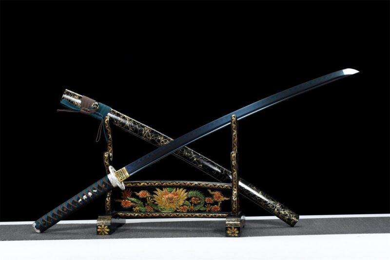 Miecz Katana Aokiba (青牙) – Niebieski Kieł