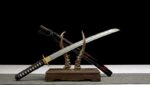 Antyczne Czarne Wakizashi