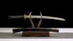 Antyczne Czarne Wakizashi