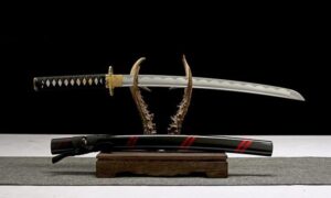 Antyczne Czarne Wakizashi