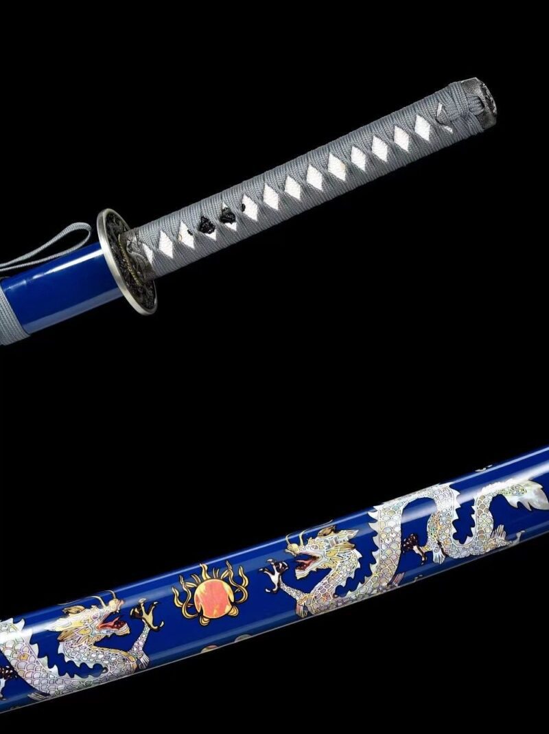 Miecz Katana Niebieskiego Smoka