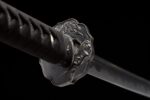 Miecz Damasceński Katana Z Prawdziwym Hamonem