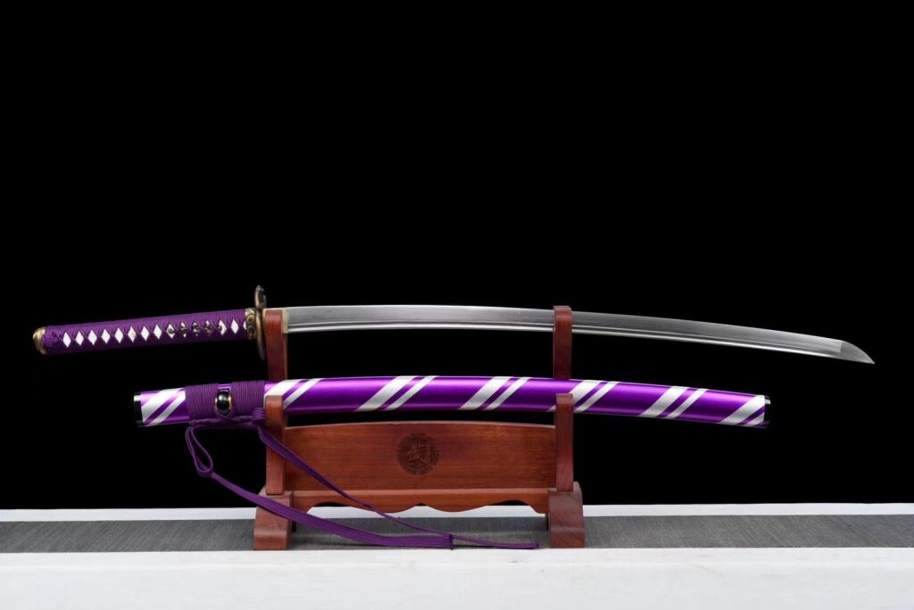 Miecz Katana Murasaki Hebi (紫蛇) – Fioletowy Wąż