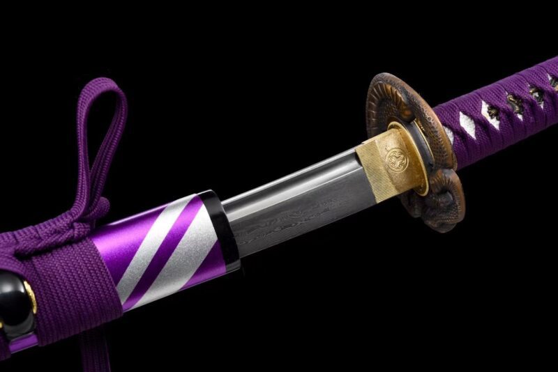 Miecz Katana Murasaki Hebi (紫蛇) – Fioletowy Wąż