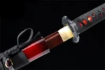 Czerwono-czarny Miecz Katana