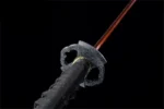 Czerwono-czarny Miecz Katana