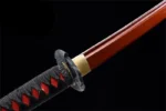 Czerwono-czarny Miecz Katana