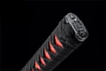 Czerwono-czarny Miecz Katana