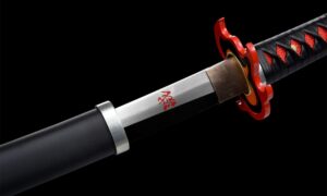 Katana Tanjiro Z Jelcem Rengoku
