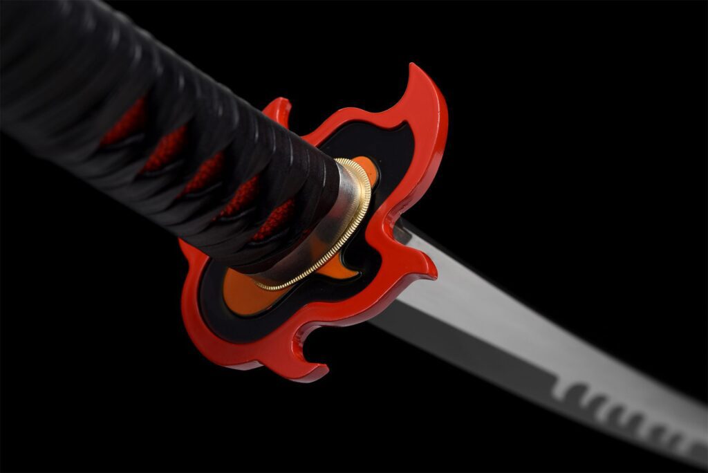 Katana Tanjiro Z Jelcem Rengoku